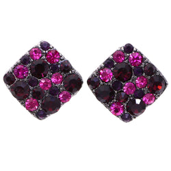 Mi Amore Post-Earrings Pink/Purple