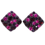 Mi Amore Post-Earrings Pink/Purple