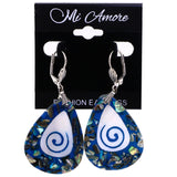 Mi Amore Dangle-Earrings Blue/White