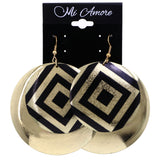 Mi Amore Dangle-Earrings Gold-Tone/Black