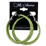 Mi Amore Hoop-Earrings Green