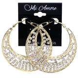 Mi Amore Hoop-Earrings Gold-Tone/Silver-Tone