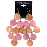 Mi Amore Chandelier-Earrings Orange/Pink