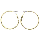 Mi Amore Simple Hoop-Earrings Gold-Tone