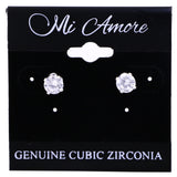 Mi Amore Stud-Earrings Silver-Tone