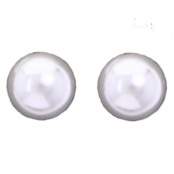 Mi Amore Post-Earrings White