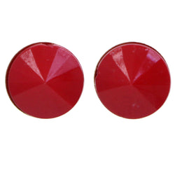 Mi Amore Spike Post-Earrings Red