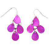 Mi Amore Chandelier-Earrings Pink/Silver-Tone