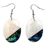 Mi Amore Dangle-Earrings White/Green