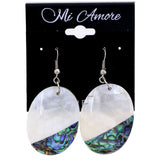 Mi Amore Dangle-Earrings White/Green