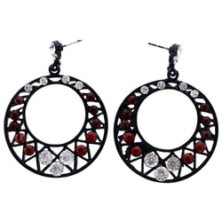 Mi Amore Drop-Dangle-Earrings Red/Black