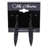 Mi Amore Drop-Dangle-Earrings Black