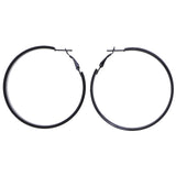 Mi Amore Hoop-Earrings Black