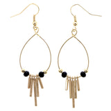 Mi Amore Dangle-Earrings Gold-Tone/Black