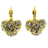 Mi Amore Dangle-Earrings Gold-Tone