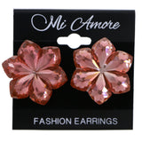 Mi Amore Flower Post-Earrings Pink