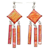 Mi Amore Drop-Dangle-Earrings Red/Yellow