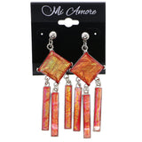 Mi Amore Drop-Dangle-Earrings Red/Yellow