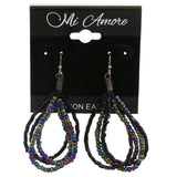 Mi Amore Dangle-Earrings Black/Multicolor