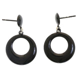 Mi Amore Drop-Dangle-Earrings Black