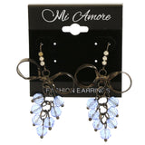 Mi Amore Drop-Dangle-Earrings Silver-Tone/Blue