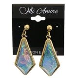 Mi Amore Iridescent Dangle-Earrings Gold-Tone/Multicolor