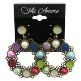 Mi Amore Dangle-Earrings Gold-Tone/Multicolor