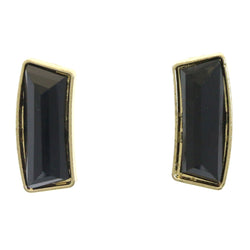 Mi Amore Post-Earrings Gold-Tone/Black