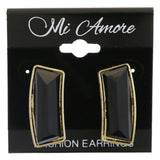 Mi Amore Post-Earrings Gold-Tone/Black