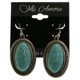 Mi Amore Dangle-Earrings Blue/Dark-Silver