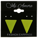 Mi Amore Post-Earrings Green