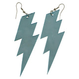 Mi Amore Lightning Dangle-Earrings Blue