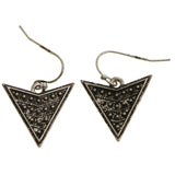 Mi Amore Dangle-Earrings Dark-Silver