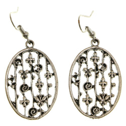 Mi Amore Dangle-Earrings Dark-Silver