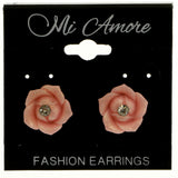 Mi Amore Rose Post-Earrings Pink