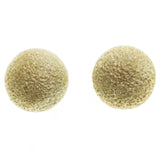 Mi Amore Post-Earrings Gold-Tone