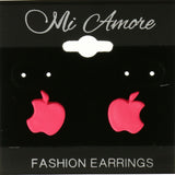 Mi Amore Apple Post-Earrings Pink