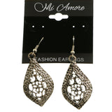 Mi Amore Dangle-Earrings Dark-Silver