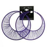 Mi Amore Dangle-Earrings Purple