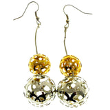 Mi Amore Dangle-Earrings Silver-Tone/Gold-Tone