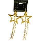 Mi Amore Star Dangle-Earrings Gold-Tone