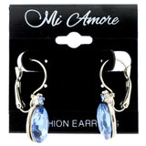 Mi Amore Dangle-Earrings Silver-Tone/Blue