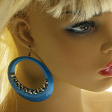 Mi Amore Dangle-Earrings Blue/Dark-Silver