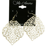 Mi Amore Dangle-Earrings White