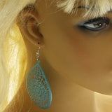 Mi Amore Dangle-Earrings Blue