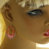 Mi Amore Dangle-Earrings Orange/Pink