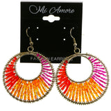 Mi Amore Dangle-Earrings Multicolor/Silver-Tone