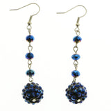 Mi Amore Dangle-Earrings Blue