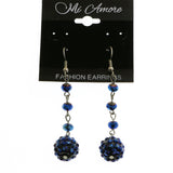 Mi Amore Dangle-Earrings Blue