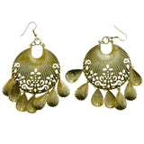 Mi Amore Sea Shell Dangle-Earrings Silver-Tone